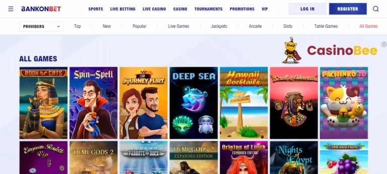 bankonbet casino games